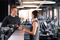 Beratung im Fitnessstudio