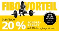 20 Prozent FIBO-Vorteil