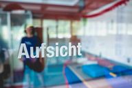 Aufsicht Schwimmbad