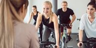 Indoor Cycling im Fitnessstudio